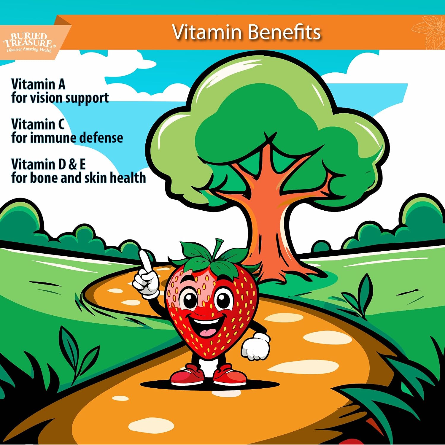 Buried Treasure Children's Daily Multi Liquid Multivitamin & Minerals - görsel 4