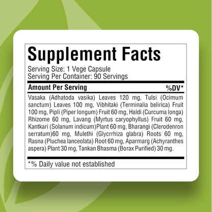 Herbsforever Respiton Capsules - Respiratory Wellness Support, 90 Vegan Capsules
