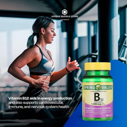 Vitamin B12 1000 mcg Timed-Release – 60 Tablets