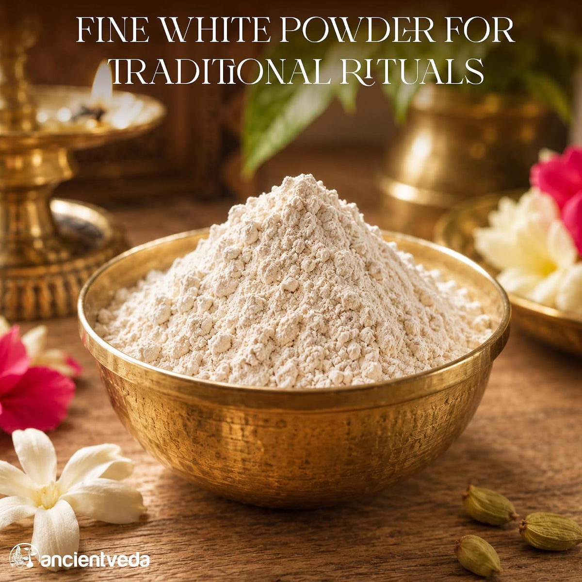 ANCIENT VEDA Puja Essentials – Abil Powder (3 Packs) - görsel 3