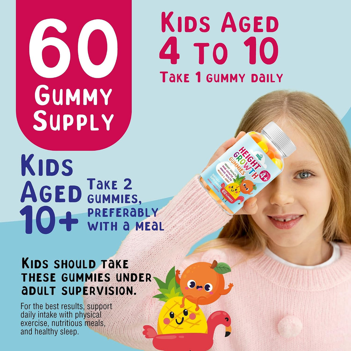 Children's Height Support Gummies - Mood Mingle - görsel 3