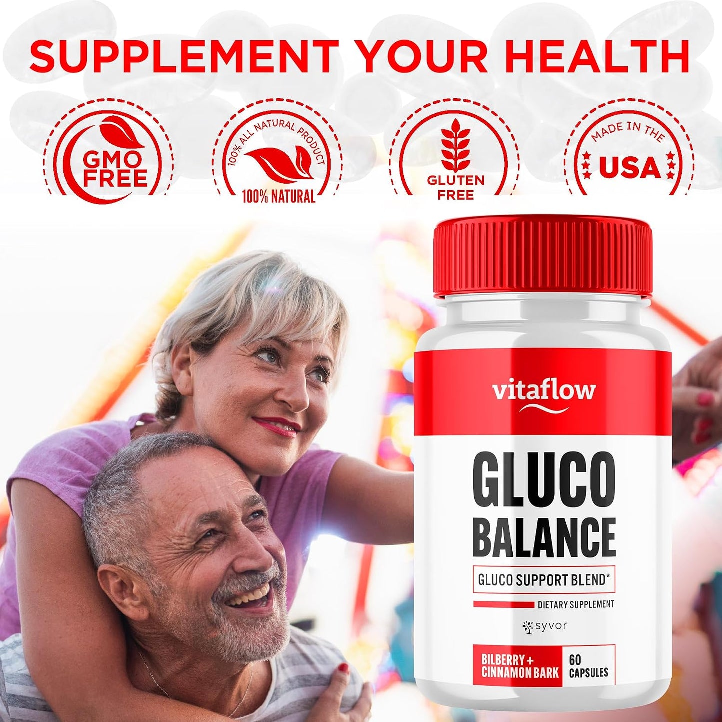 Vitaflow Balance Support Supplement Capsules (3-Pack, 180 Capsules) - görsel 6
