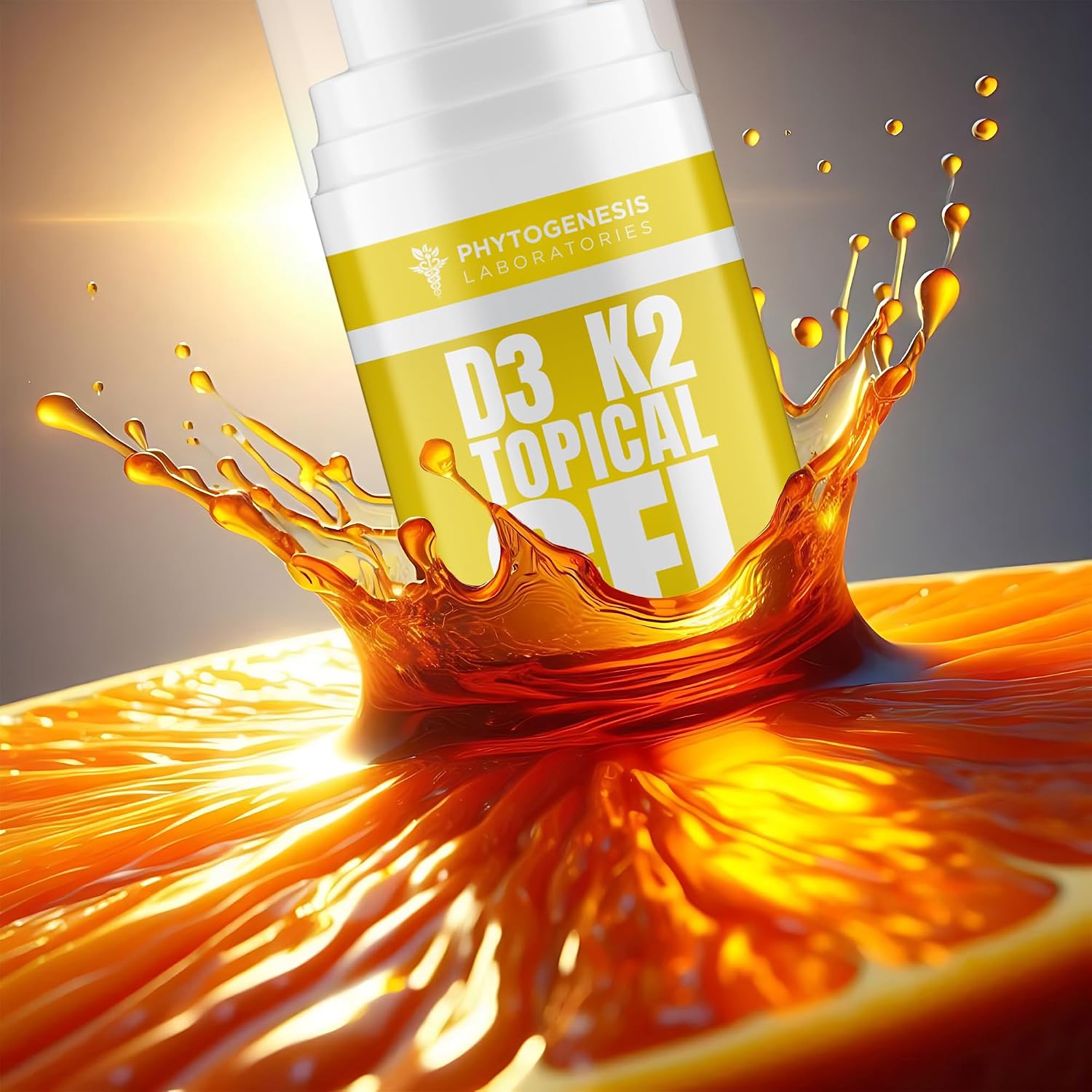 Phytogenesis Vitamin D3 K2 High Strength Topical Gel - 15000+ IU D3 & 210 mcg K2 per Pump - Immune, Bone & Joint Support - One Month Supply - görsel 9