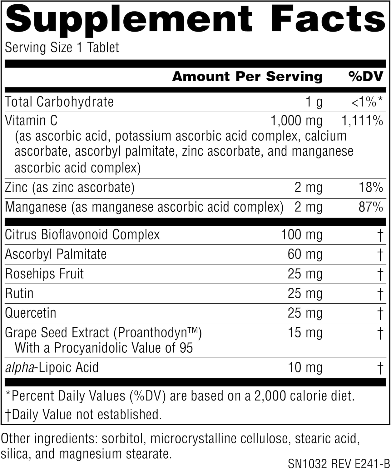 Source Naturals Wellness C-1000 - Vitamin C with Antioxidant Support and Immune System Function - 100 Tablets - görsel 2