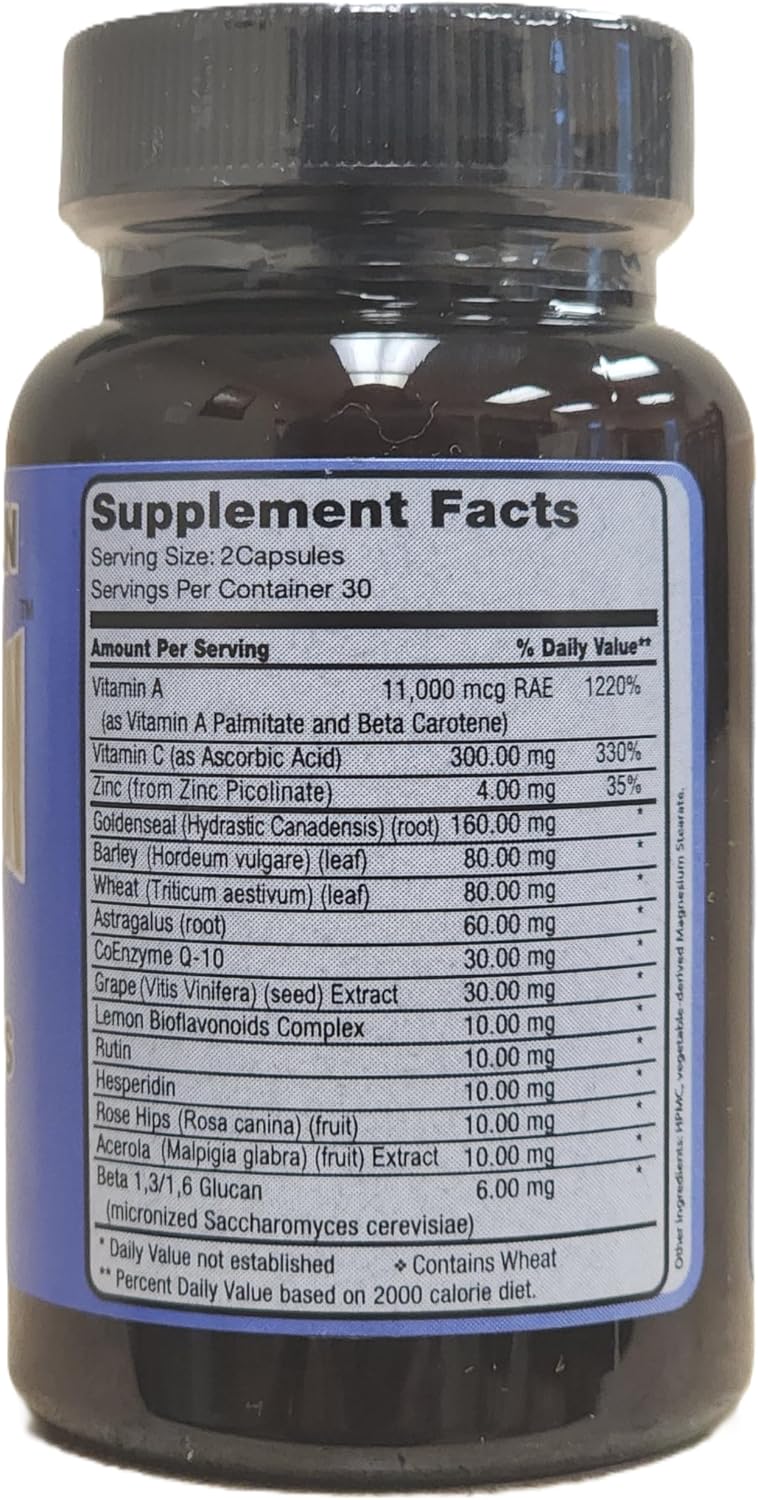 NSC-24 Immune Plus - Immune Support Supplement with Beta Glucan (60 Capsules) - görsel 2