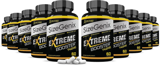 (10-Pack) Sizegenix 742mg All-Natural Advanced Men's Health Formula 600 Capsules
