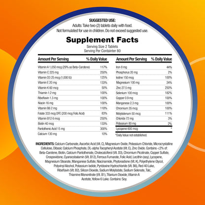 Centrum Minis Men's Daily Multivitamin for Immune Support with Zinc and Vitamin C, 280 Mini Tablets, 140-Day Supply