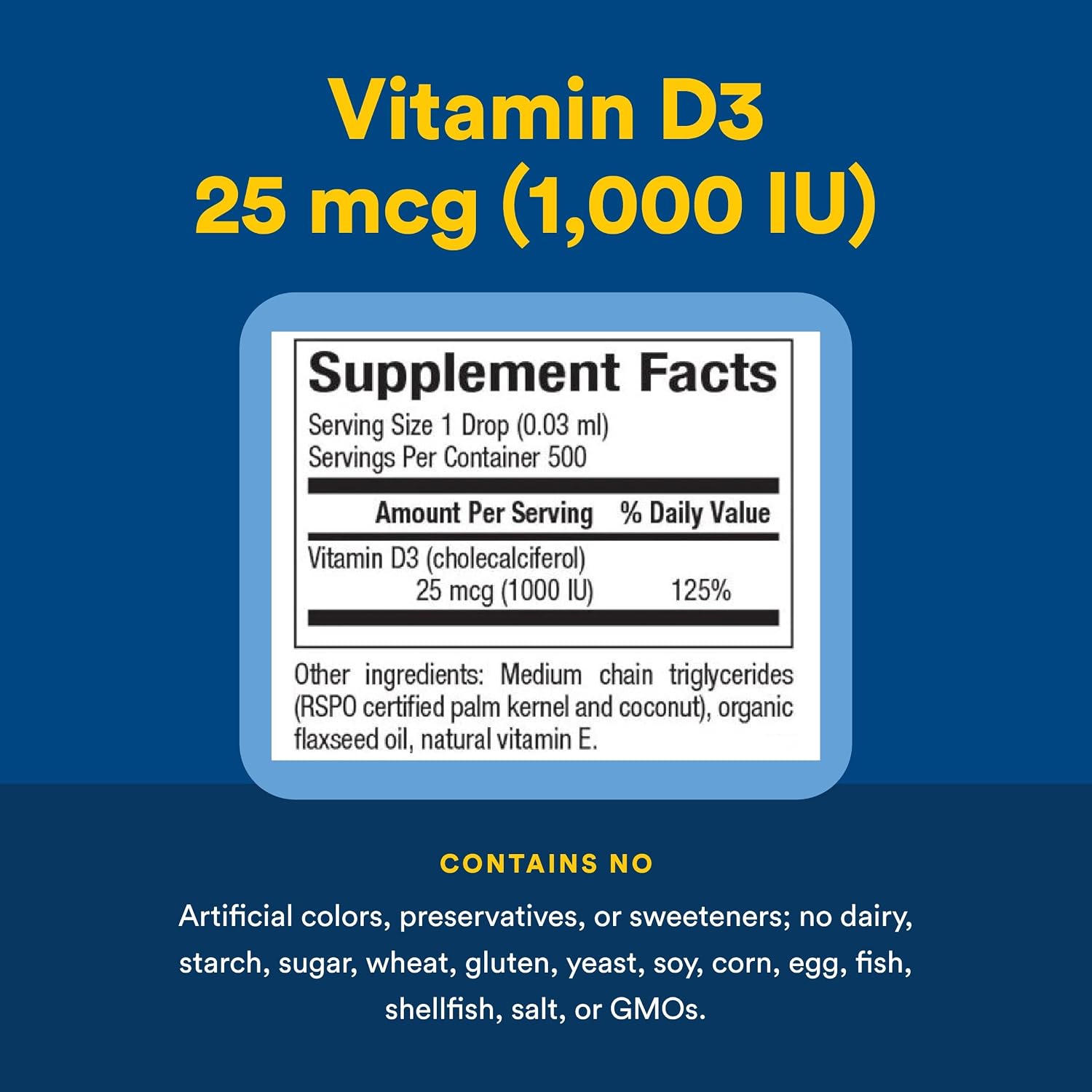 Natural Factors Vitamin D3 - Liquid Vitamin D Supplement for Immune Function Support - 15 ml (500 Doses) - görsel 4