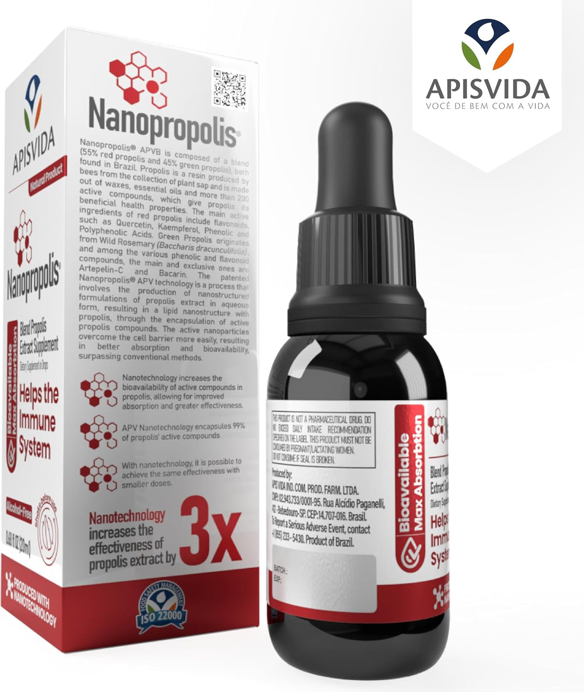 Nanopropolis Red Propolis Extract 20ml - görsel 7