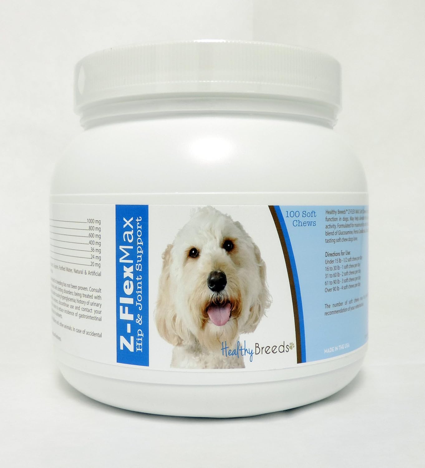 Healthy Breeds Pembroke Welsh Corgi Z-Flex Max Hip & Joint Soft Chews (100 Count) - görsel 3