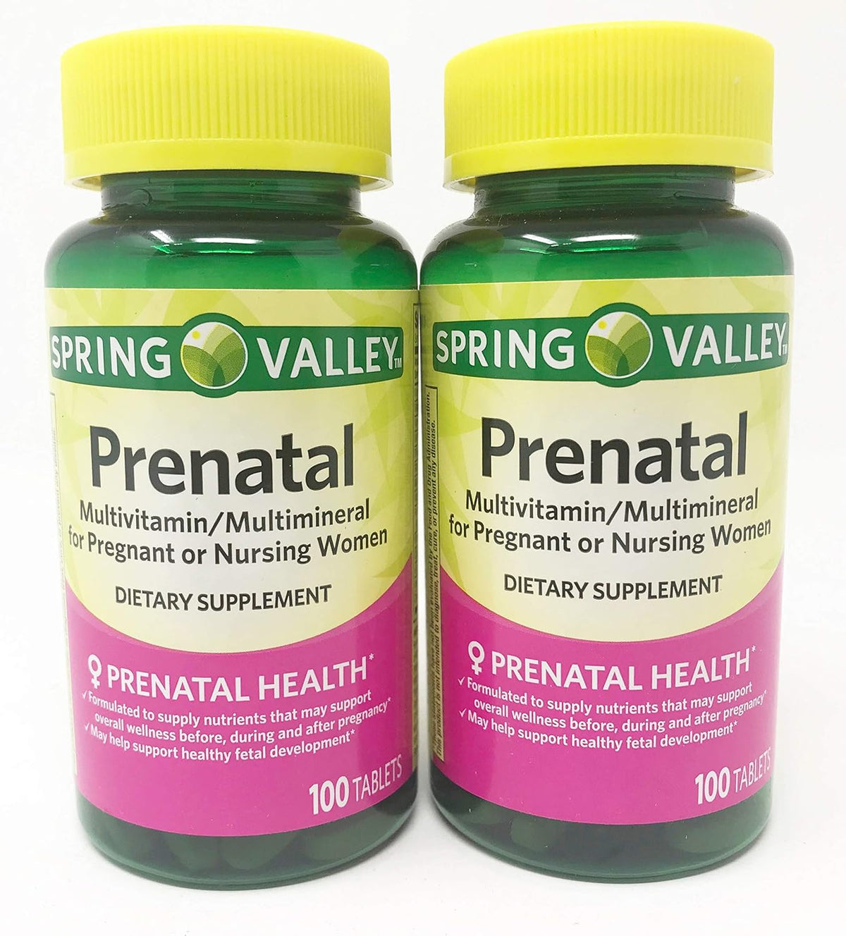 Spring Valley Prenatal Multivitamin Multimineral Twin Pack, 200 Tablets - görsel 1