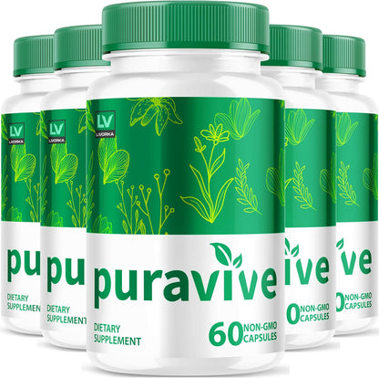 Puravive Weight Loss Capsules (5 Pack, 300 Capsules)