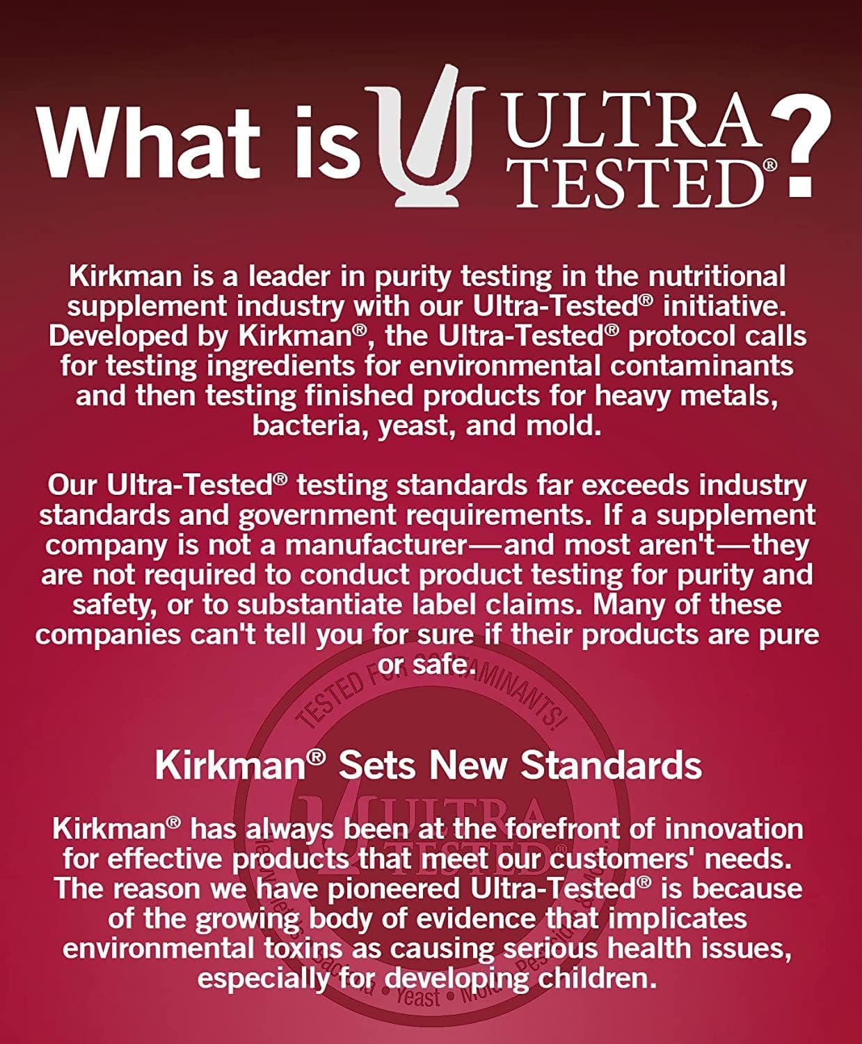 Kirkman GABA 150 mg with Niacinamide and Inositol - Hypoallergenic, 250 Capsules - görsel 4