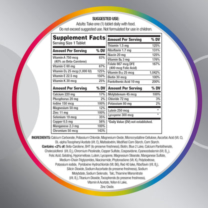 Centrum Silver Multivitamin for Adults 50 Plus, 80 Tablets