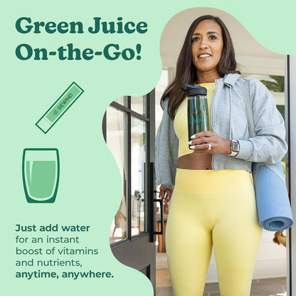 Rewind Best Tasting Vita Variety Sample Stick Pouch - Super Greens Powder Packets (12 Sticks)