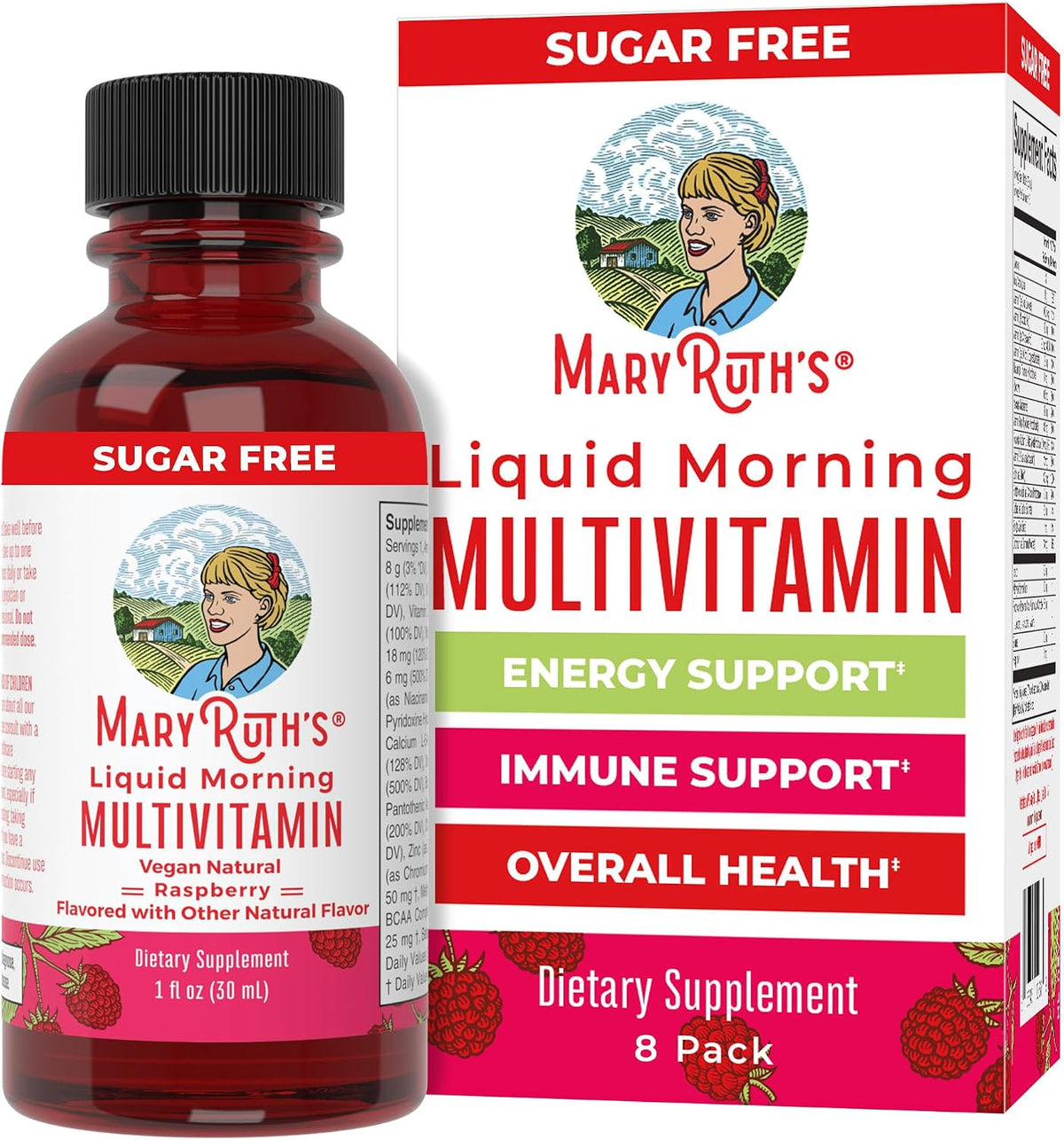 MaryRuth's Liquid Morning Multivitamin for Women, Men & Kids, 32 Servings - görsel 10
