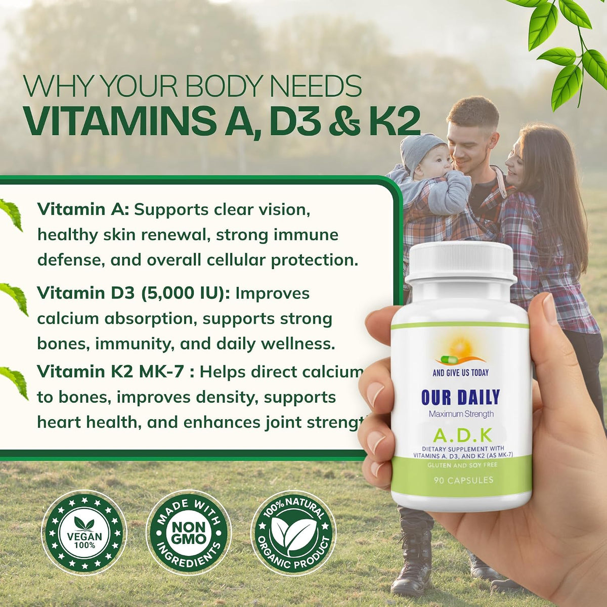 Daily Vites ADK Vitamin Supplement - görsel 5