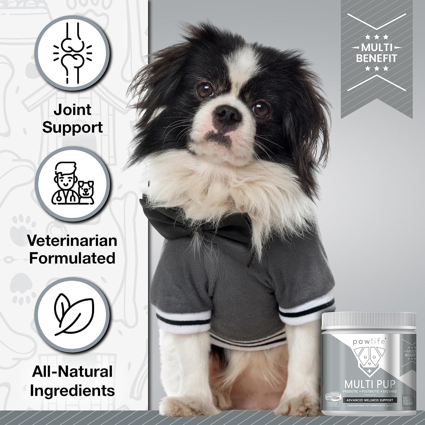 All Natural Multivitamin Soft Chews for Dogs 240 Count - görsel 3