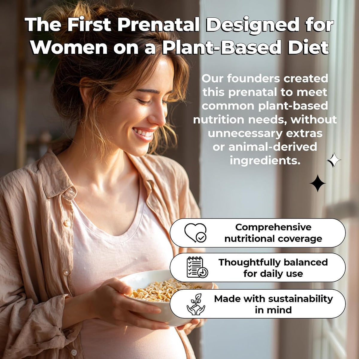 Future Kind Prenatal Vitamin - Pregnancy, Lactation, and Wellness Support with DHA & L-Methylfolate (60 Capsules) - görsel 3