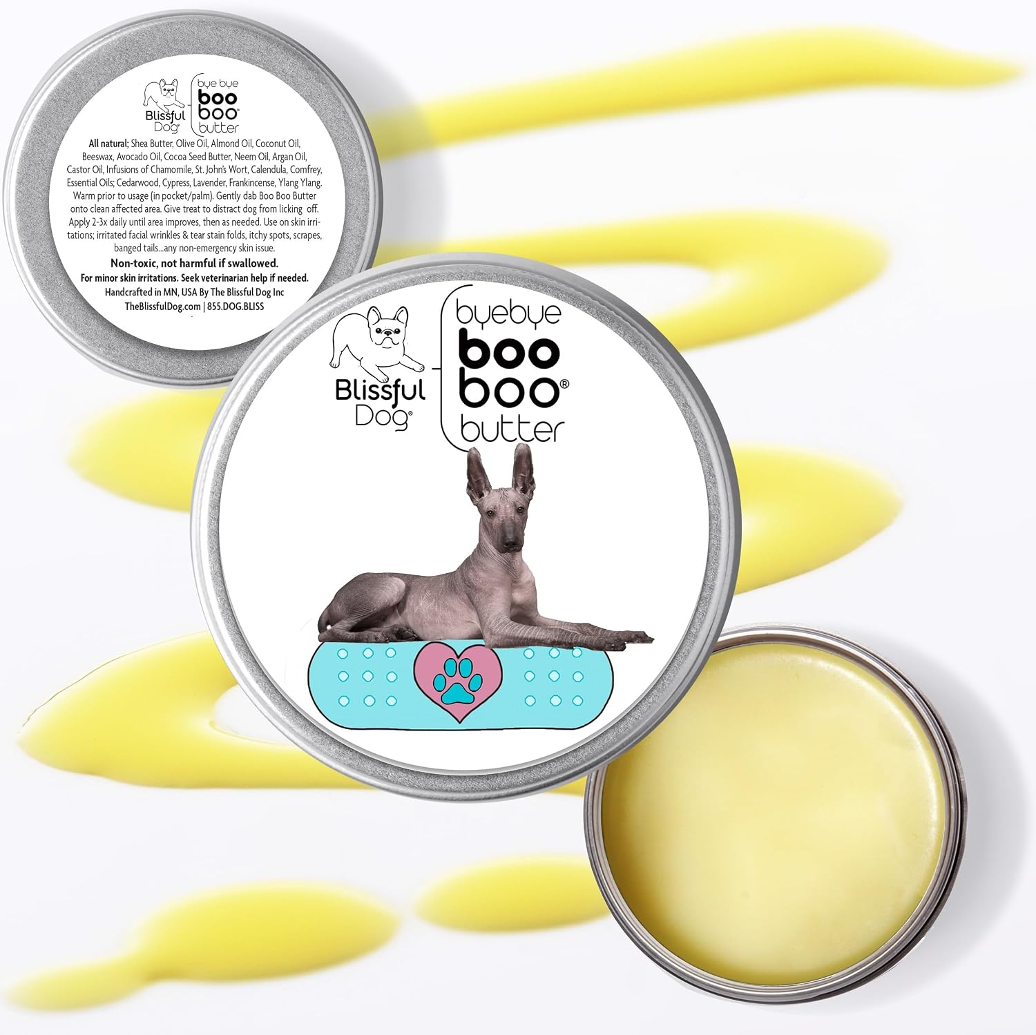 The Blissful Dog Xoloitzcuintli Boo Boo Butter, 454g (16 oz) - görsel 2