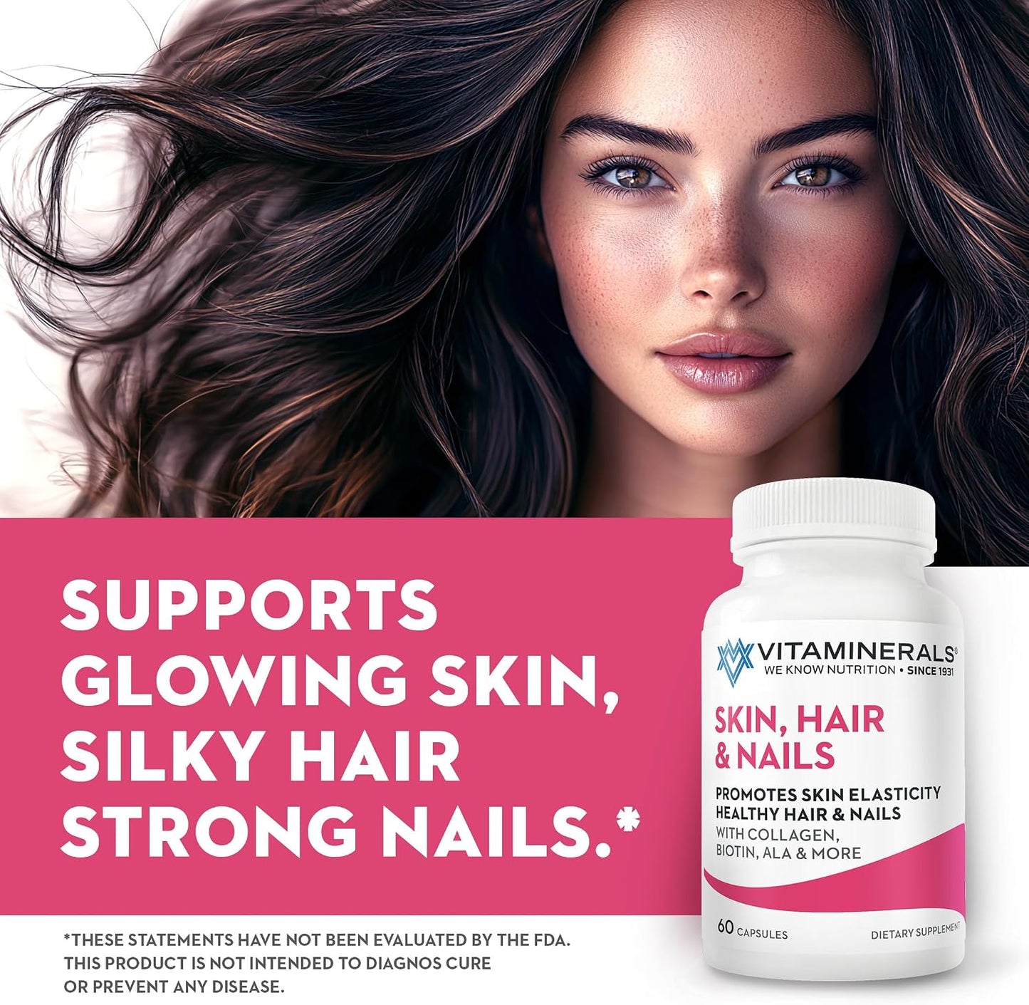 Vitaminerals 217 Hair, Skin & Nails 60 Capsules - görsel 1