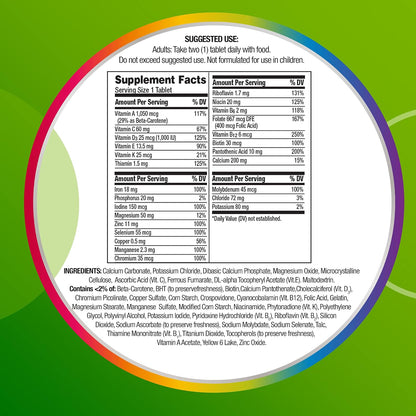 Centrum Adult Multivitamin and Multimineral Supplement with Antioxidants, Zinc, Vitamin D3 and B Vitamins - 200 Tablets