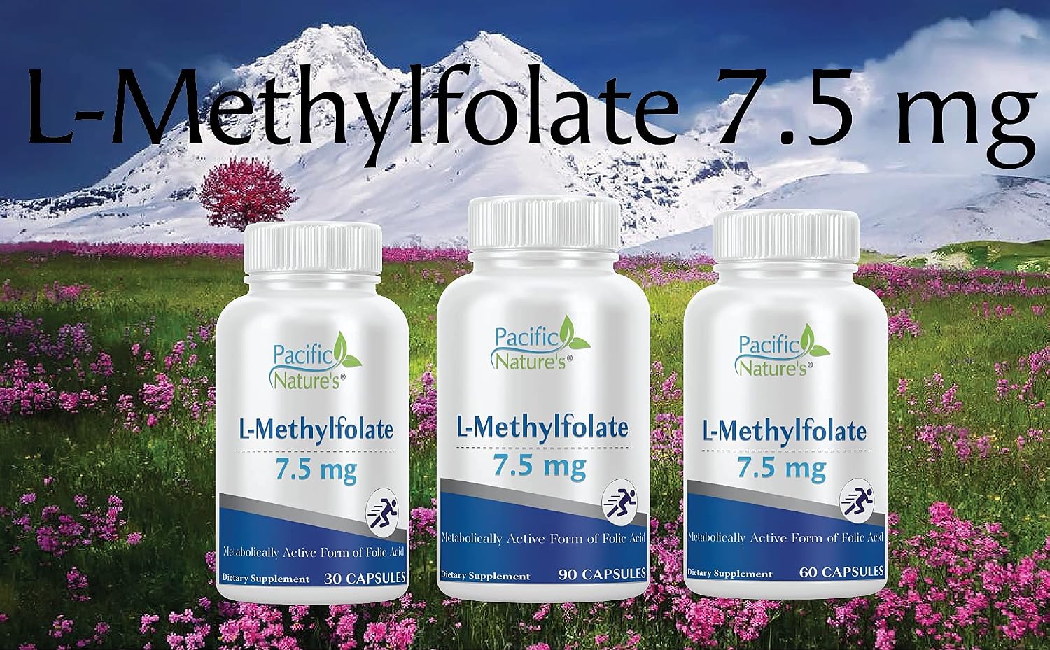 Pacific Nature's L-Methylfolate 7.5mg (30 Capsules) – Active Folate Supplement - görsel 5