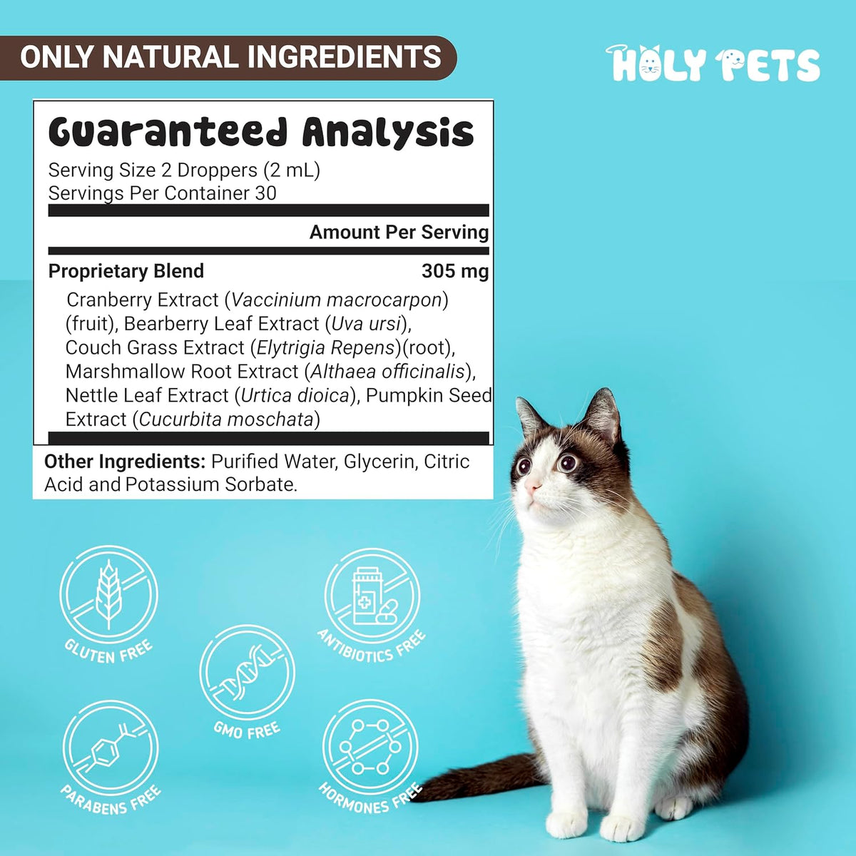 Natural Urinary Tract Support for Cats & Dogs - Bladder & Kidney Health Supplement - görsel 6