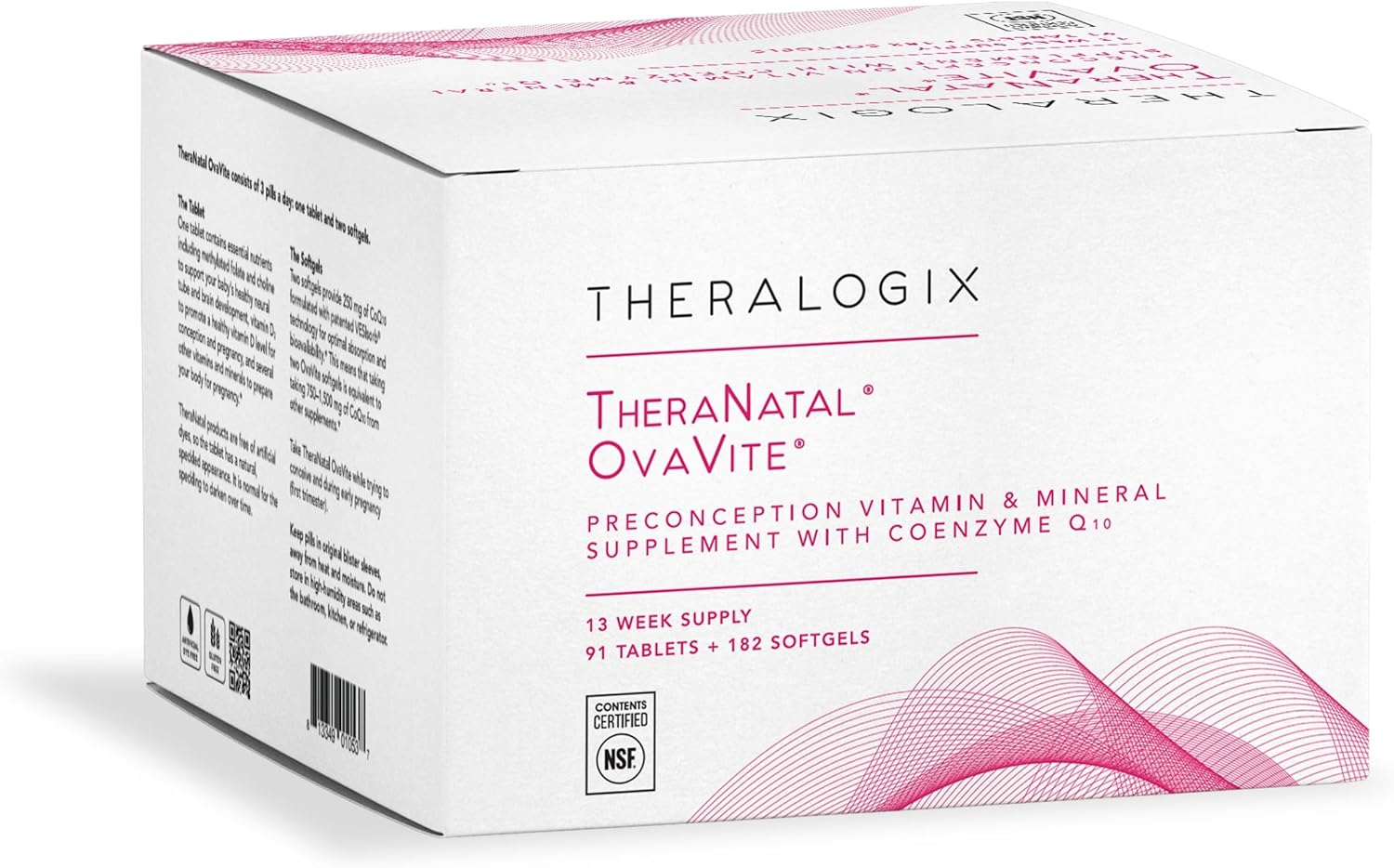 Theralogix TheraNatal OvaVite Preconception Vitamins with CoQ10 - görsel 1