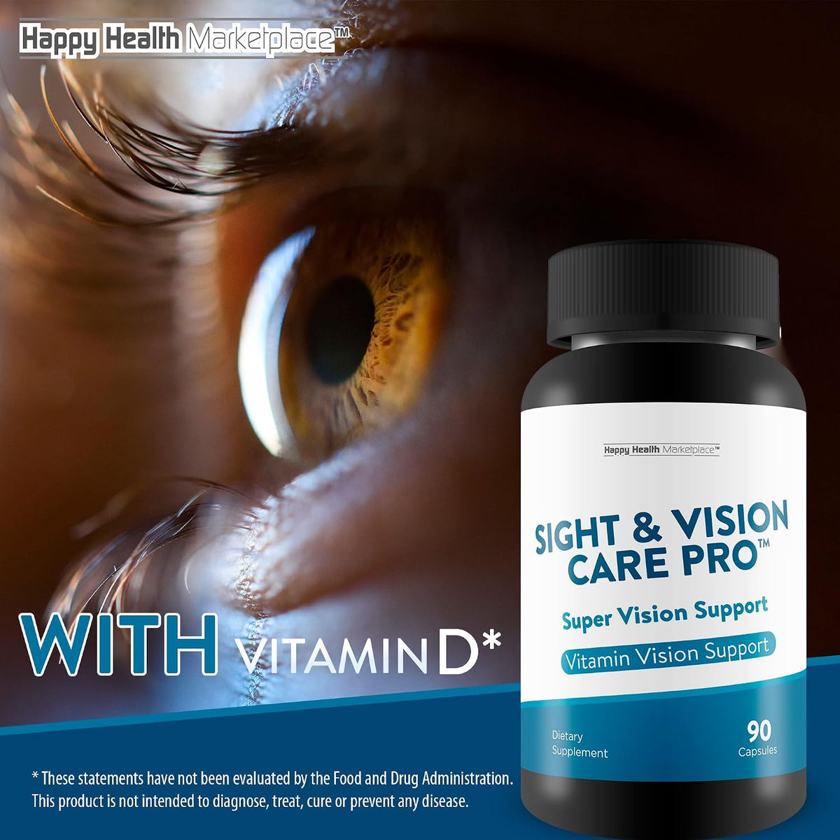 Sight & Vision Care Pro - Super Vision Support - Vitamin & Mineral Vision Supplement with Antioxidant Cell Support - Promote Visual Acuity and Reduced Eye Strain - Support Sight Care & Eye Health - görsel 6