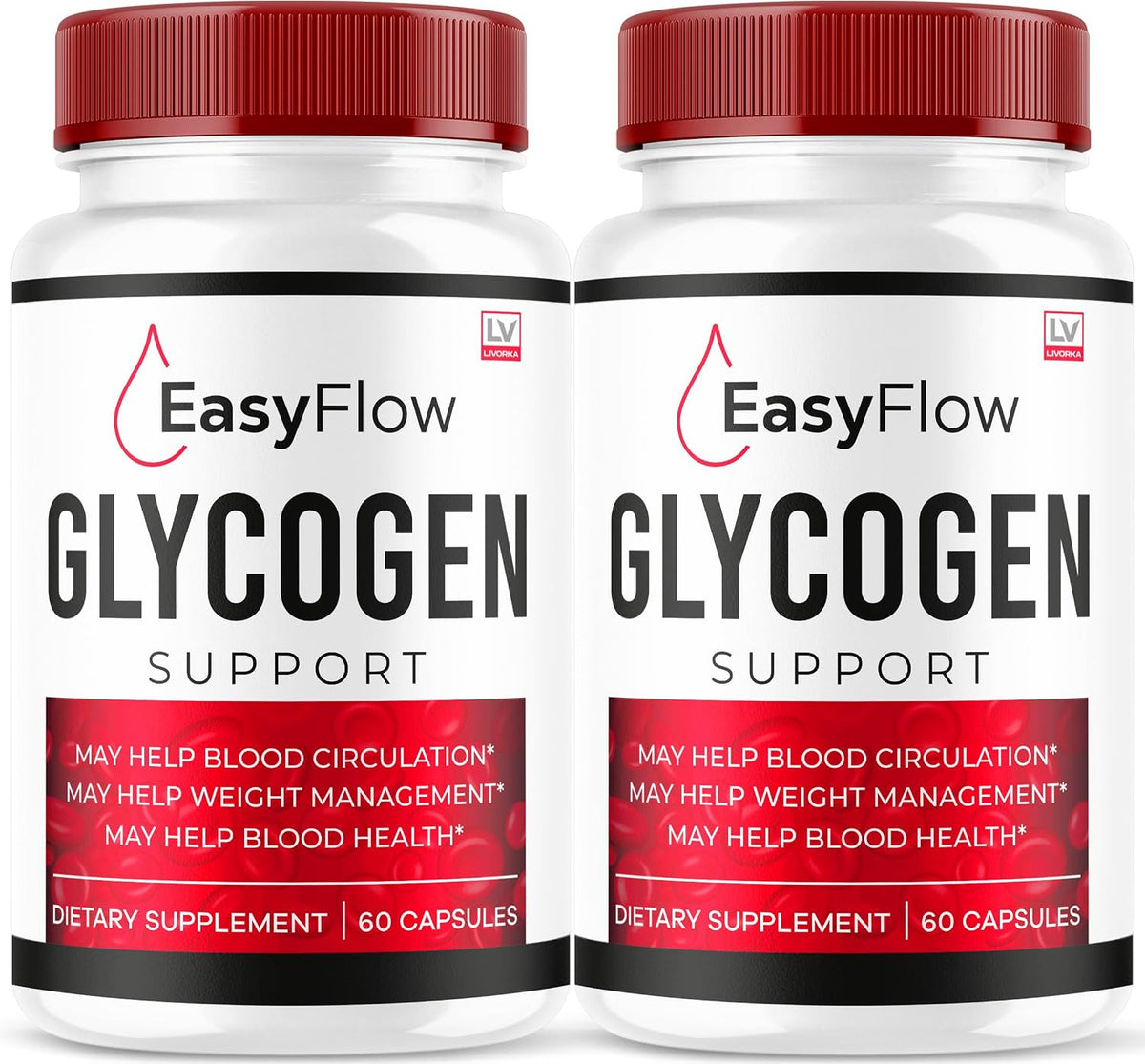 Easy Flow Glycogen Support (2 Pack, 120 Capsules) - görsel 1