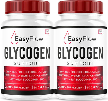 Easy Flow Glycogen Support (2 Pack, 120 Capsules)