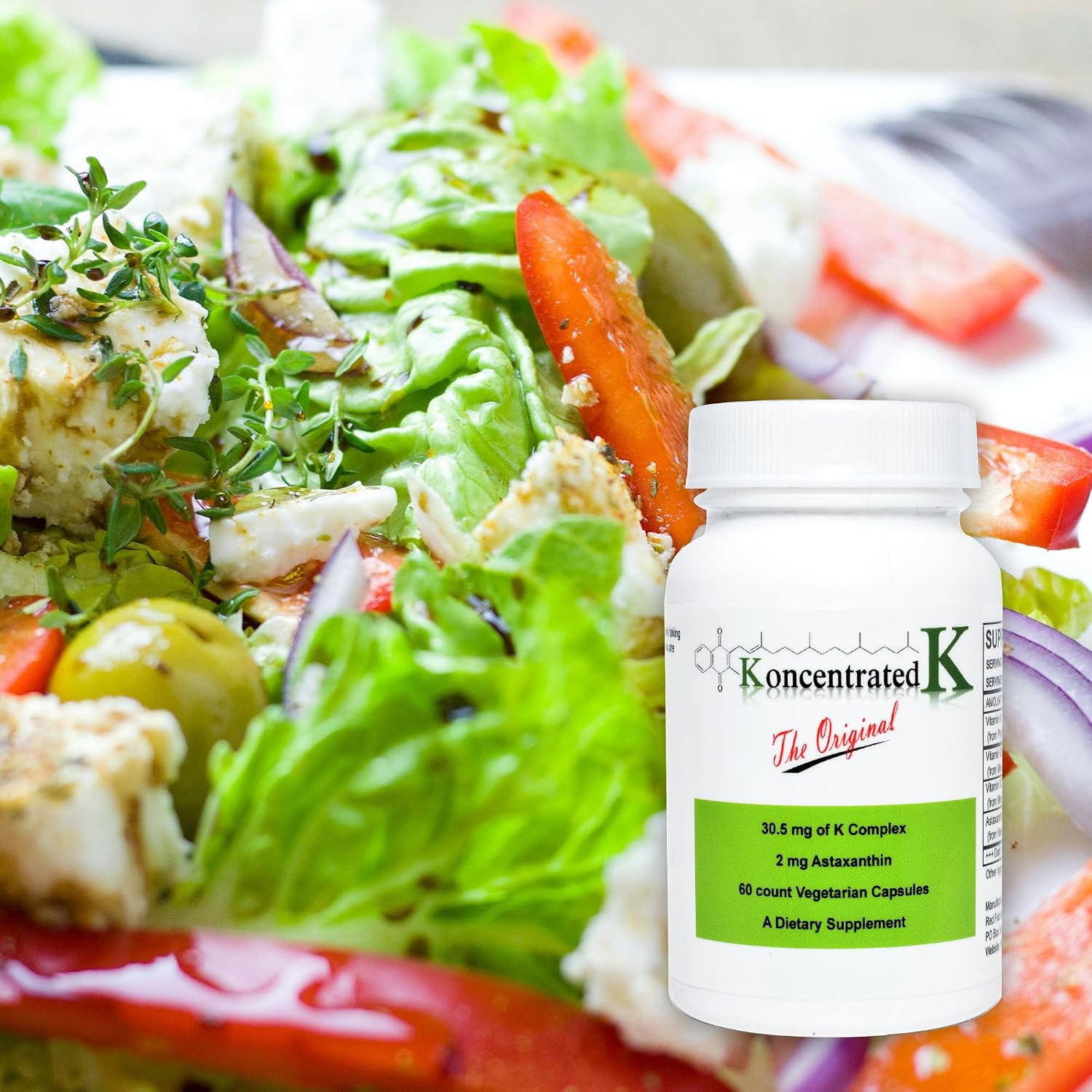Koncentrated K - 30.5 mg Vitamin K Complex with 2 mg Astaxanthin - görsel 6