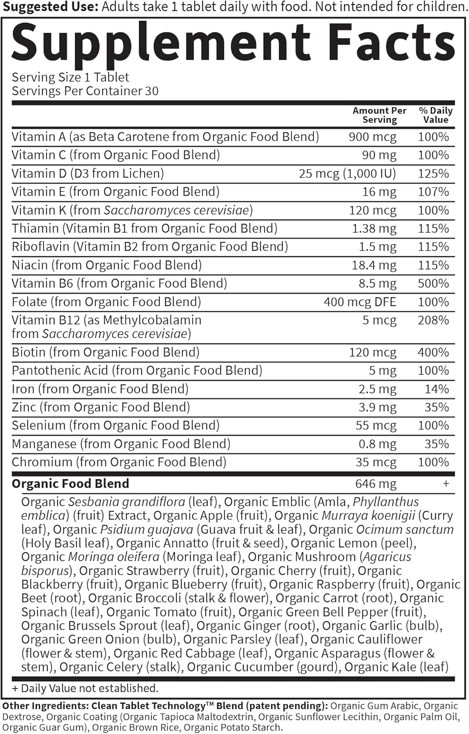 Garden of Life Organics, Women's Once Daily, – Vitamin D from Vitashine D3: A plant-based, sustainably sourced – Image 5