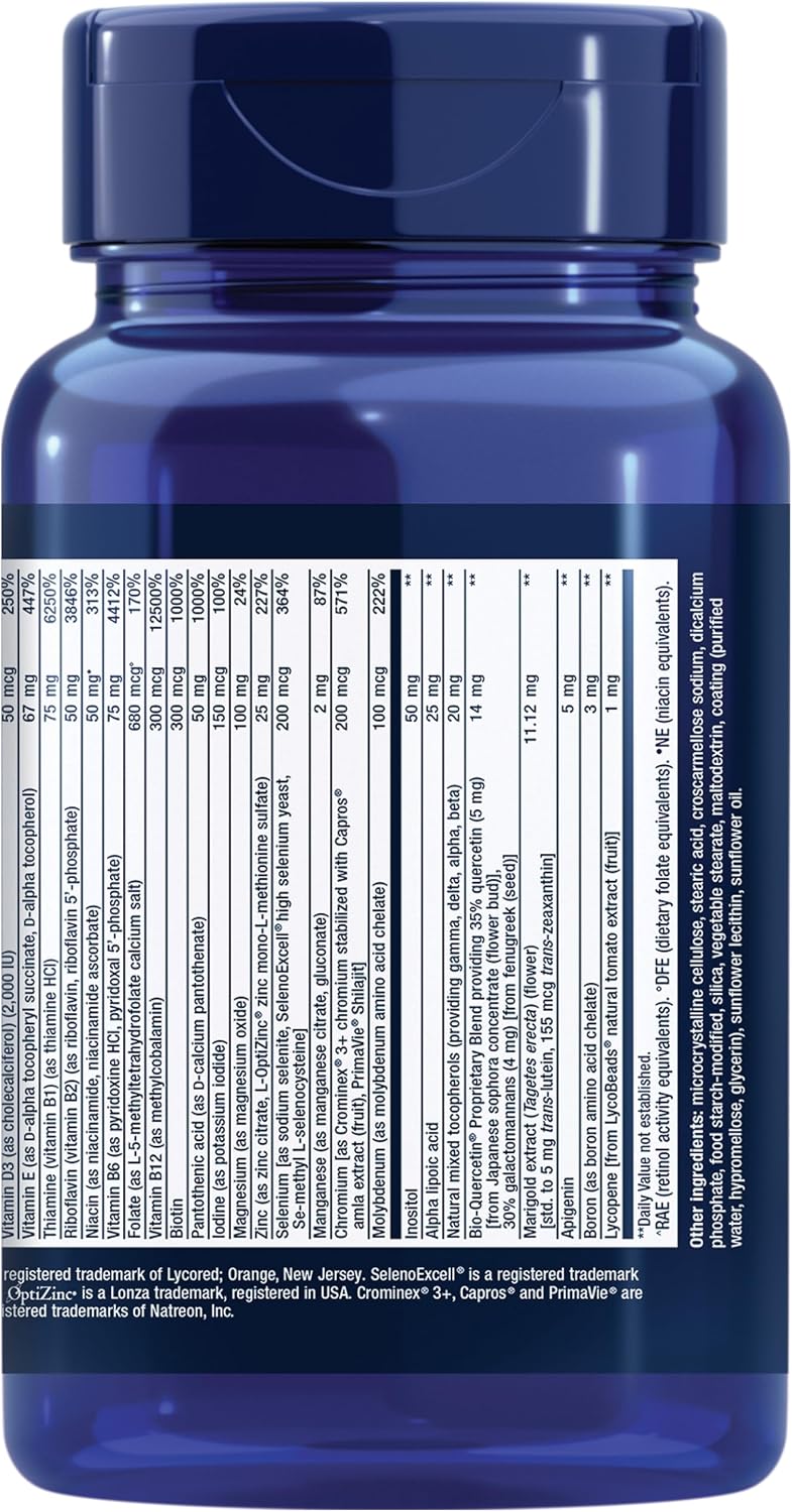 Life Extension Two-Per-Day Multivitamin - 60 Tablets - görsel 3