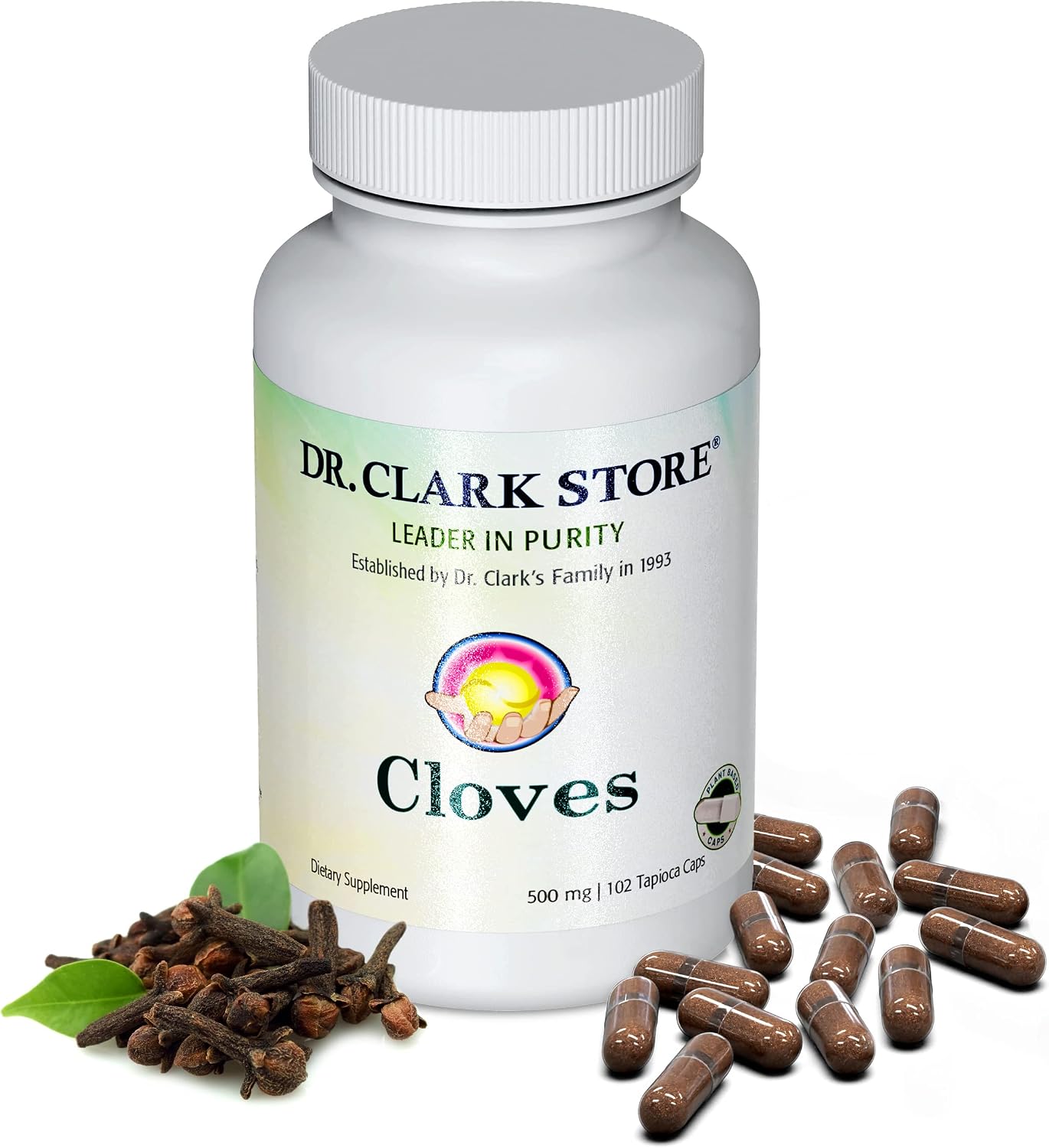 Dr Clark Store Cloves Supplement 500mg - 102 Tapioca Capsules - görsel 1