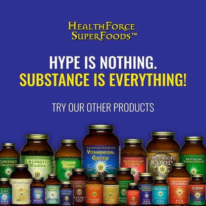 HEALTHFORCE SUPERFOODS Vitamineral Green - Organic Green Superfood Supplement, 120 Capsules – Image 9