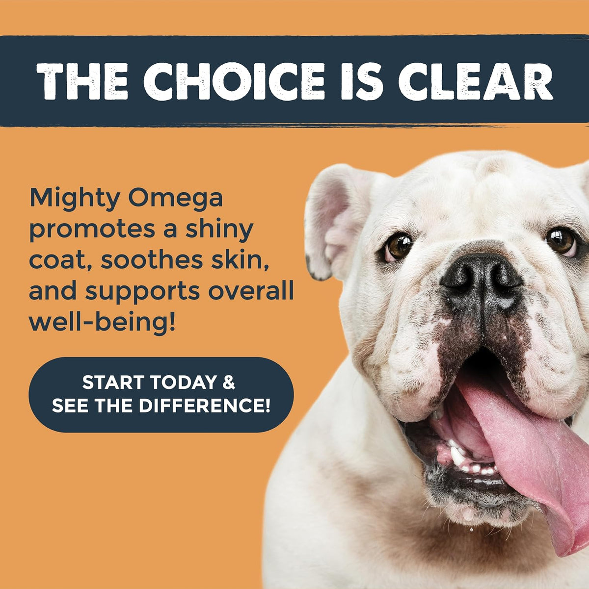 Mighty Paw Waggables Mighty Omega (Made in The USA, 120 Count) | Omega 3 Fish Oil Chew for Dogs. Salmon Flavour Skin and Coat Supplement. Soft Chew Fish Oil for Dogs - DHA & EPA, Bacon Flavour - görsel 4