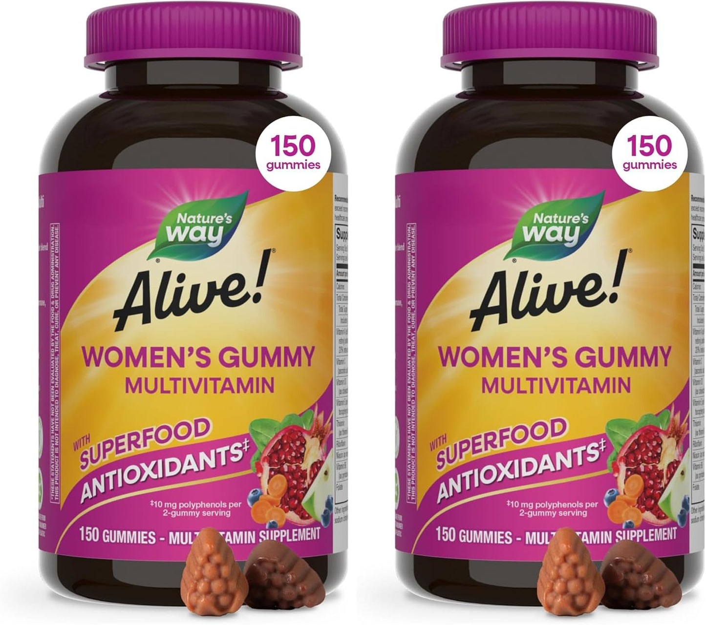 Nature's Way Alive! Women's Multivitamin Gummy, 150 Gummies - görsel 8
