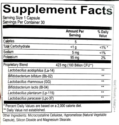 Ortho Molecular - Ortho Biotic 100 Billion CFU - 30 Capsules
