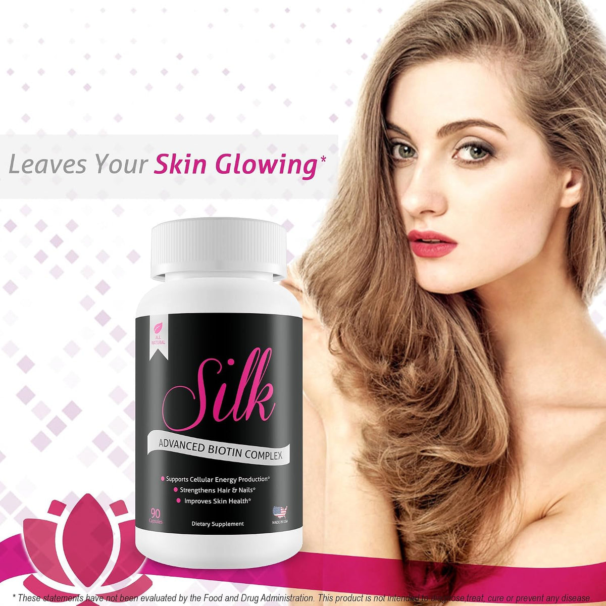 Silk Advanced Biotin Complex – Hair, Skin & Nails Support Supplement - görsel 6