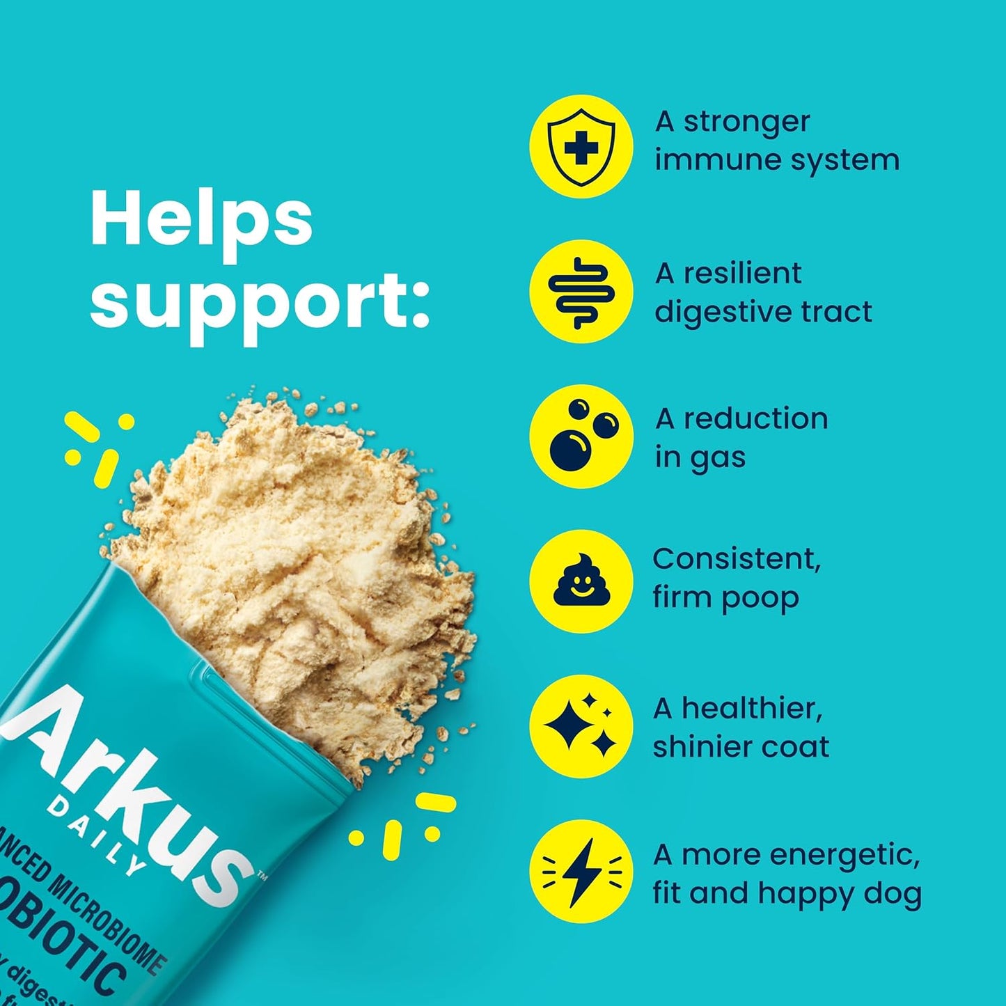 ARKUS Daily Small/Medium Dog Probiotic - görsel 3