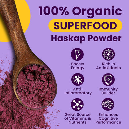The Better Berry Co Haskap Berry Fruit Powder – Plant-Based Superfood, 30-Day Supply