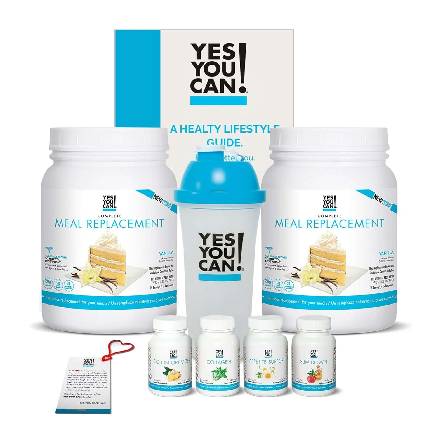 Yes You Can! Transformation Kit – Complete Meal Replacement & Supplement Kit with Protein, Vitamins, and Minerals – Chocolate Flavour - görsel 10