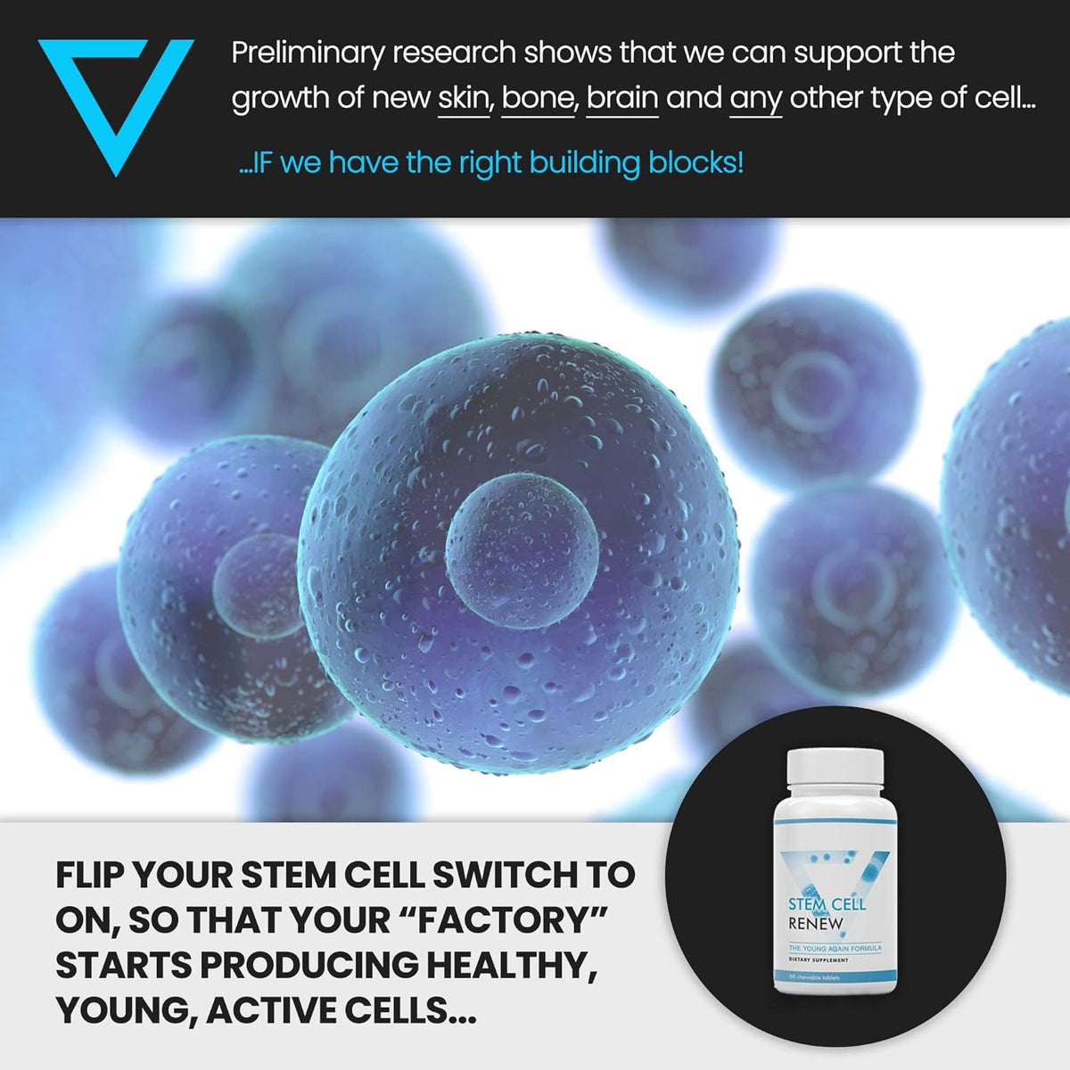 Stem Cell Renew – Support Your Natural Supply of Stem Cells (60 Capsules) - görsel 4