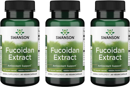 Swanson Maximum Strength Fucoidan Extract Immune Support - 500 mg, 60 Vegan Capsules