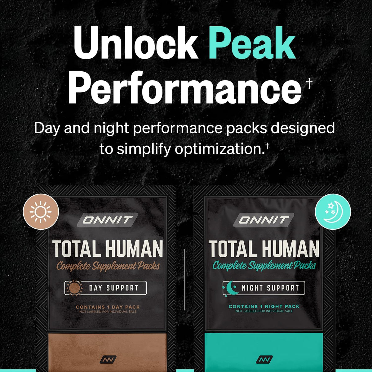 ONNIT Total Human Daily Multivitamin Packs – Day and Night Support for Men and Women, 30-Day Supply - görsel 2