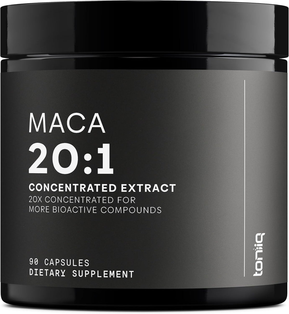 Toniiq Maca Root Ultra High Potency 20:1 Extract - Black, Red and Yellow Maca Complex - 90 Capsules - görsel 1