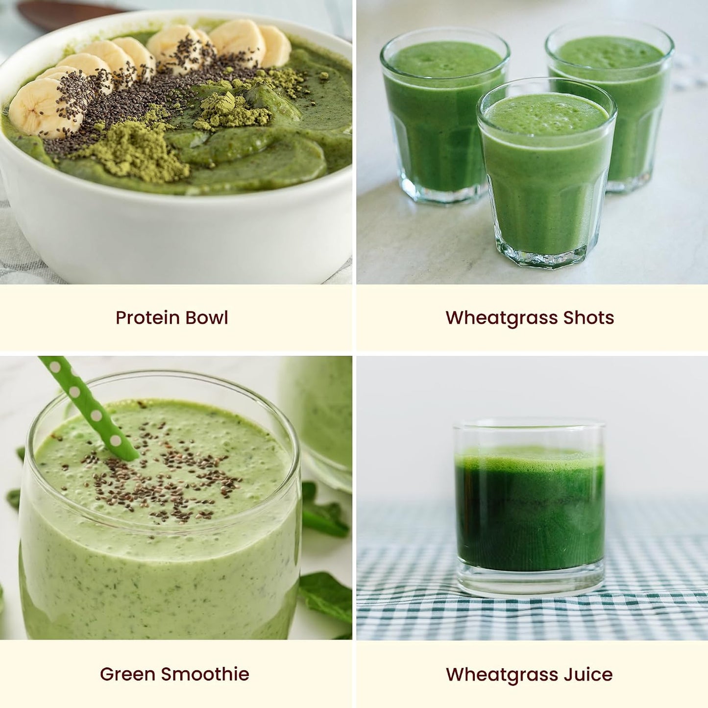 Wheatgrass Powder 454g - Certified Organic, Non-GM, Vegan - görsel 8