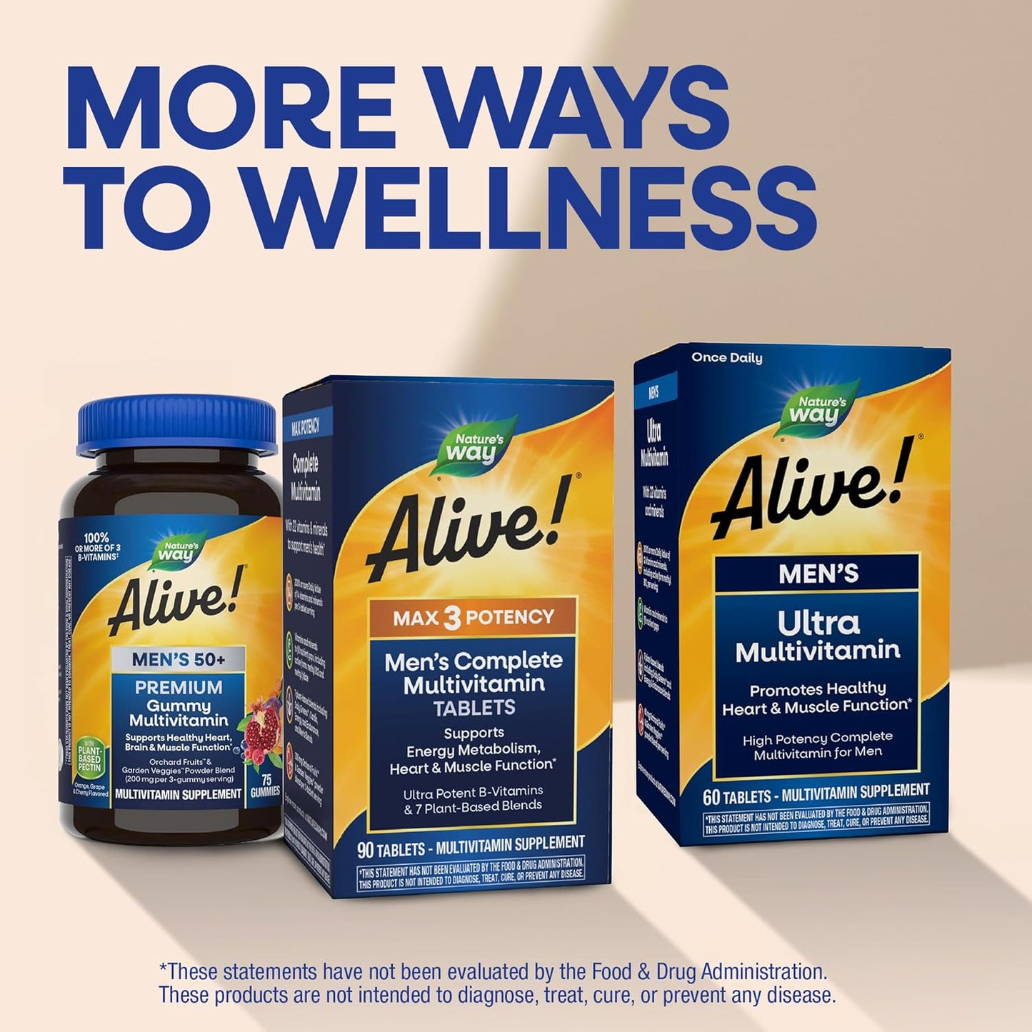 Nature's Way Alive! Men's Max3 Potency Daily Multivitamin - görsel 8